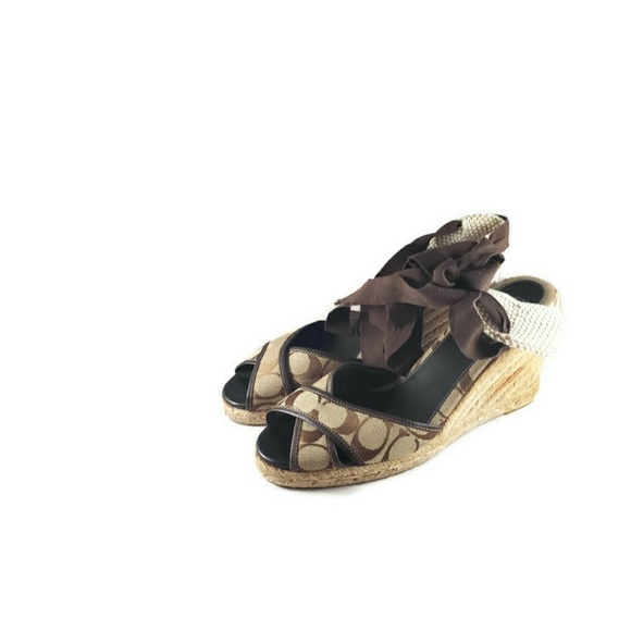 Coach Wedge Espadrilles - Picture 2 of 4